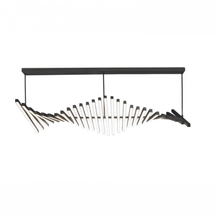 Lüks Modern Ledli Piyano Avize Günışığı