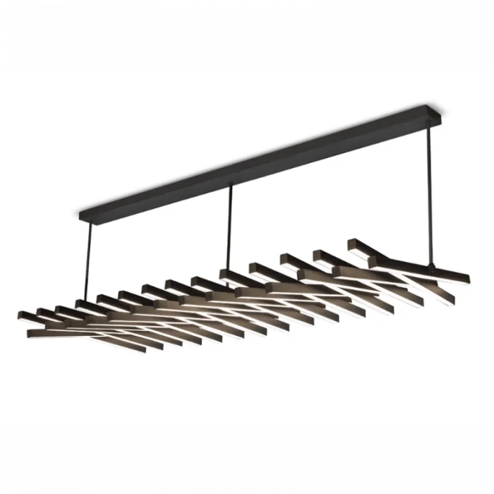 Lüks Modern Ledli Piyano Avize Günışığı