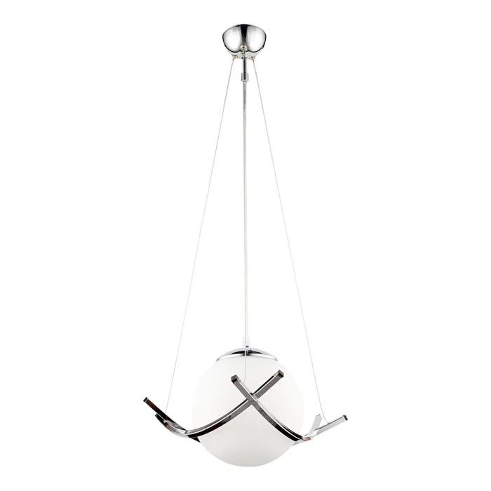 Güney 30luk Tekli Krom Renkli Camlı Sarkıt Avize