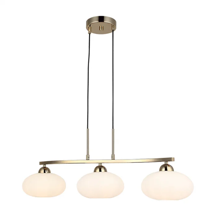 Tempa 3lü Sıralı Altın Avize