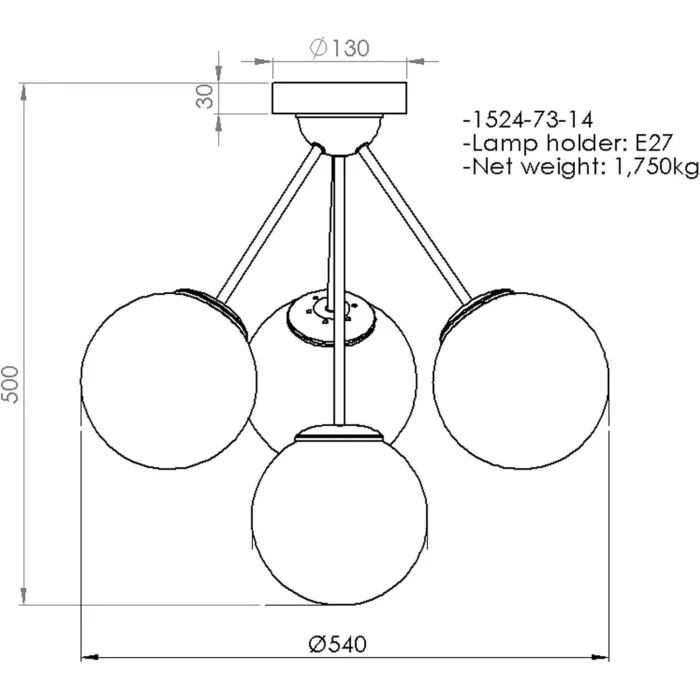 Polino 4lü Eskitme Plafonyer