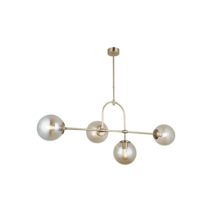 Portemo 4lü Antik Lak Avize