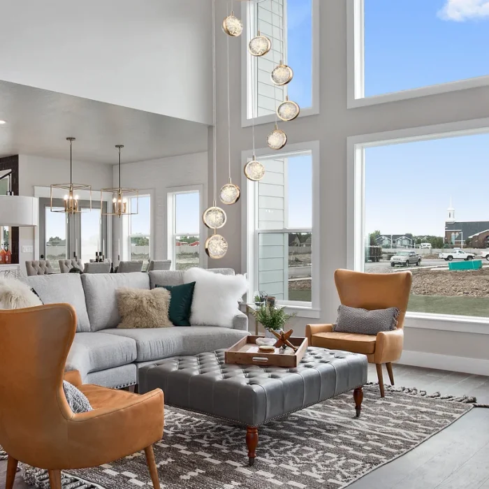 Dokuzlu Sarkıt Yuvarlak Lüks Avize