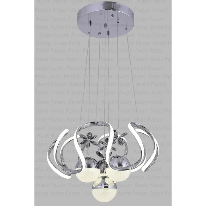 Ahtapot Gold/Gümüş Luxury 4 Toplu Modern Avize