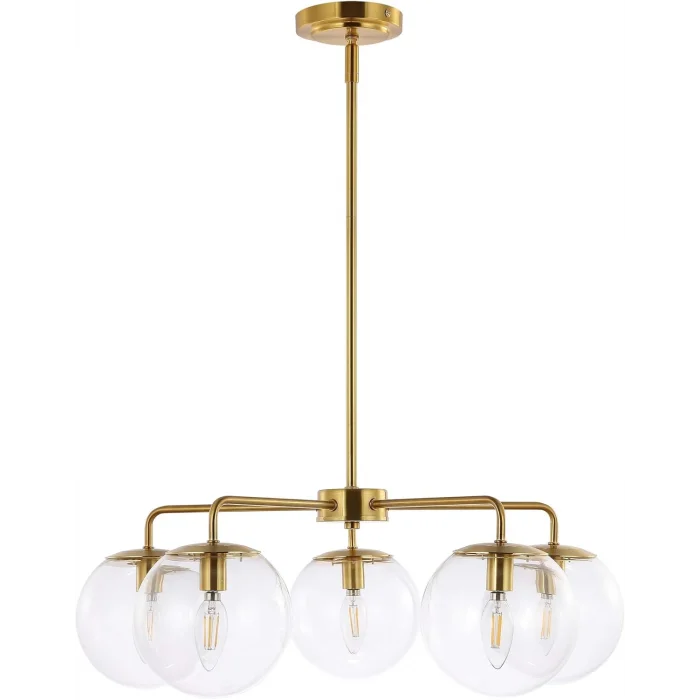 Mid Pirinç 5lü Sarkıt Avize