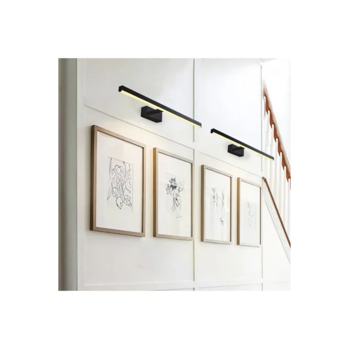 Pano Aydınlatma Siyah Renkli Ledli Aplik