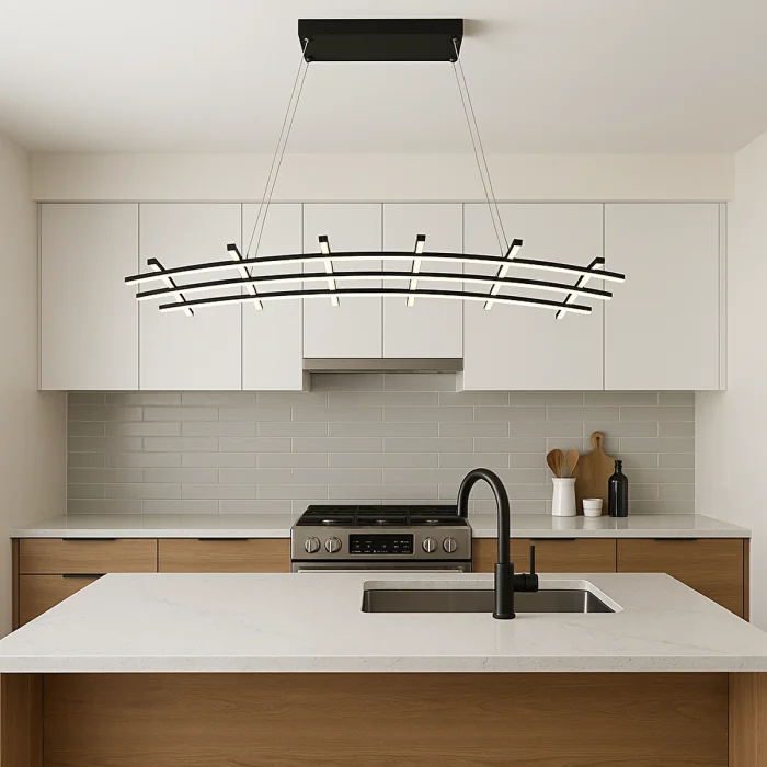 Soop Izgara Led Avize Sarkıt Avize 120x40 Cm 108 Watt