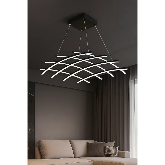 Cazy Led Avize Sarkıt Aether 70*70 Cm 100 Watt