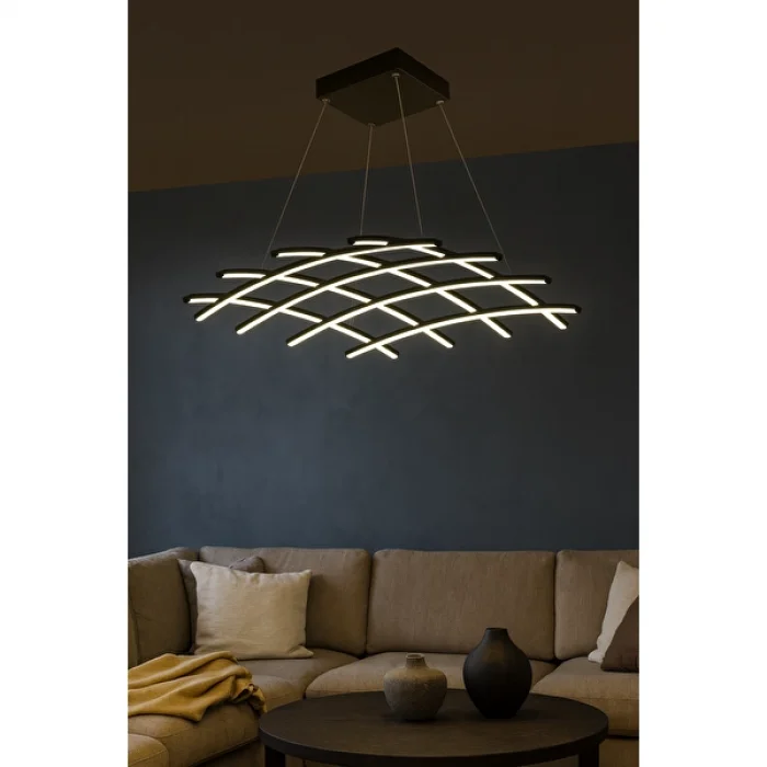 Cazy Led Avize Sarkıt Aether 70*70 Cm 100 Watt