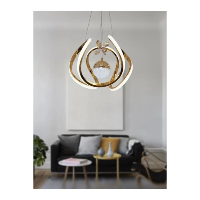 Modern Sarkıt Toplu 3 Renk Sarkıt Salon Avize