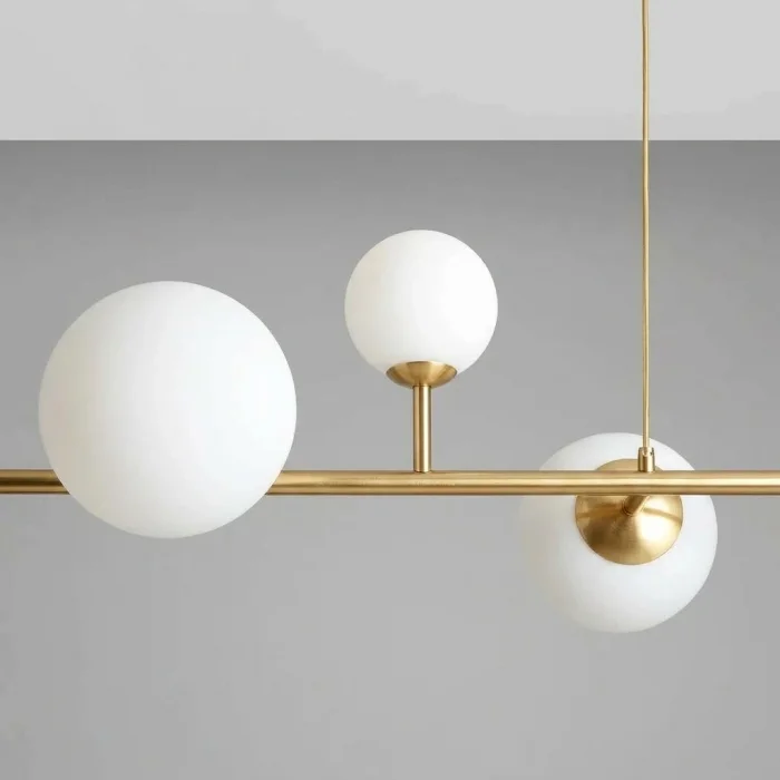 Dioris Gold Opal Camlı Sarkıt Avize