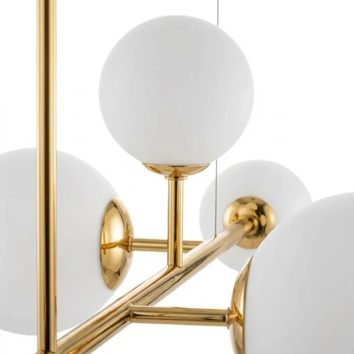 Dioris Gold Opal Camlı Sarkıt Avize