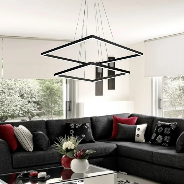 Sumatra Sarkıt Led Avize 60x60 Cm 72 Watt