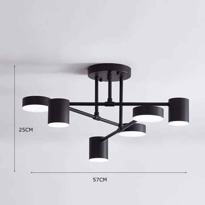 Eaos Lak Ledli Plafonyer Avize