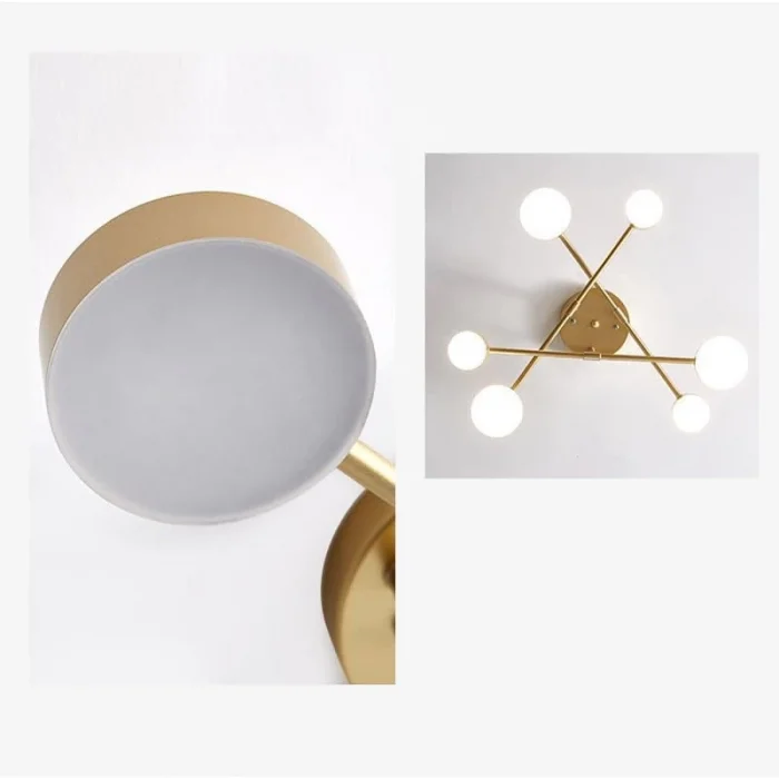 Eaos Siyah Ledli Plafonyer Avize