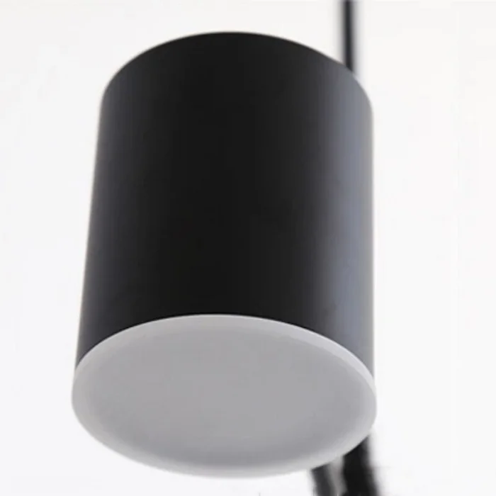 Eos Üçlü Siyah Ledli Sıralı Avize