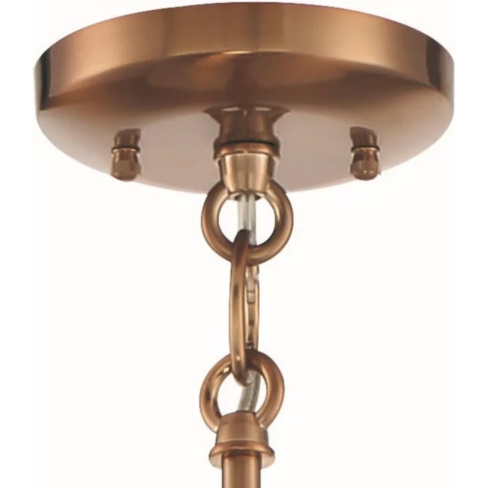 Outer 6lü Bronz Sarkıt Avize