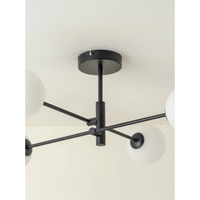 Else 4lü Siyah Sarkıt Avize