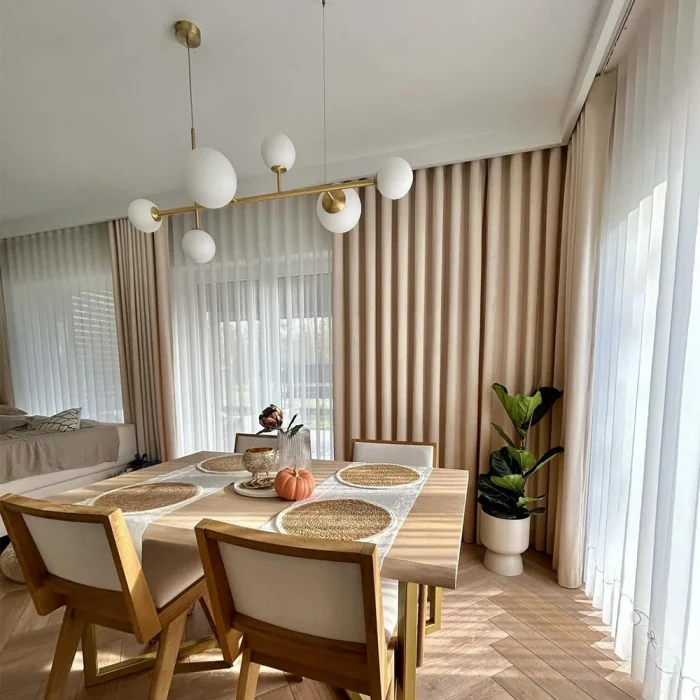 Iso Lak Opal Camlı Ledli Sarkıt Avize