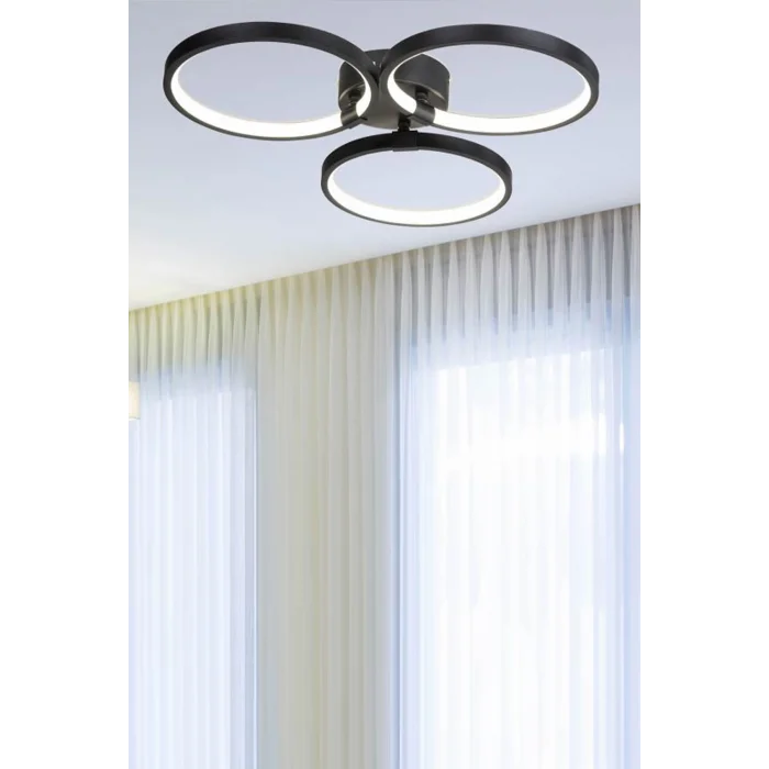 Konda 3lü Led Avize, Salon Avize, Oturma Odası Avize