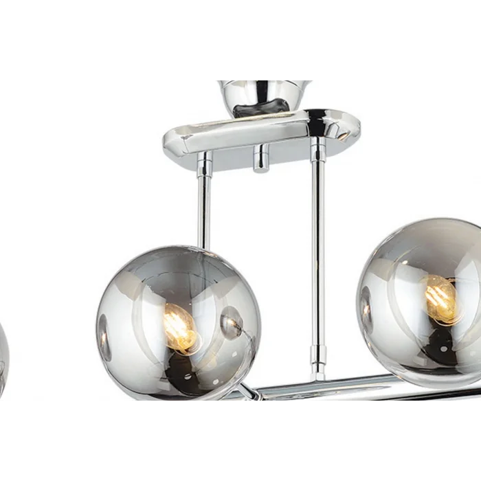 Lamp Space Modern Tasarım Avize Altılı Krom