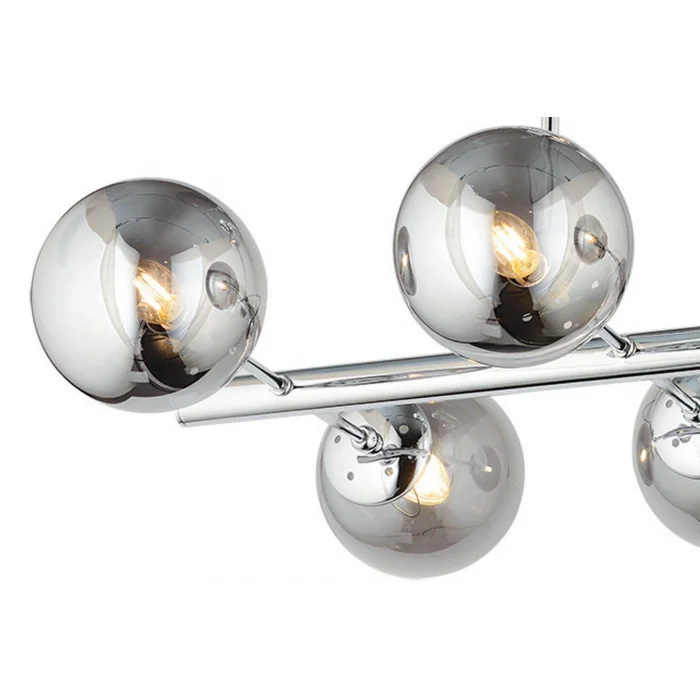 Lamp Space Modern Tasarım Avize Altılı Krom