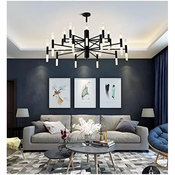 Ledli Plafonyer Oturma Odası Avize