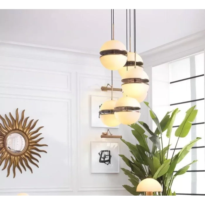 LEDLİ YUVARLAK ALTILI AVİZE A-167-6