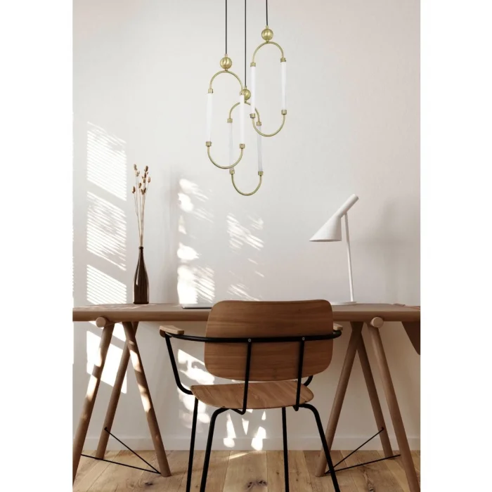 Ledli Yuvarlak Avize