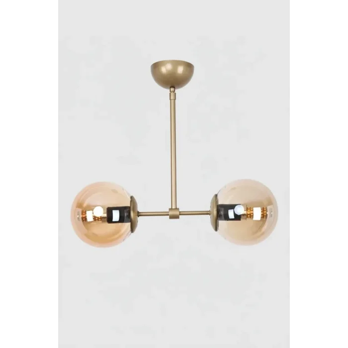 Liblo 2li Eskitme Bal Camlı Avize