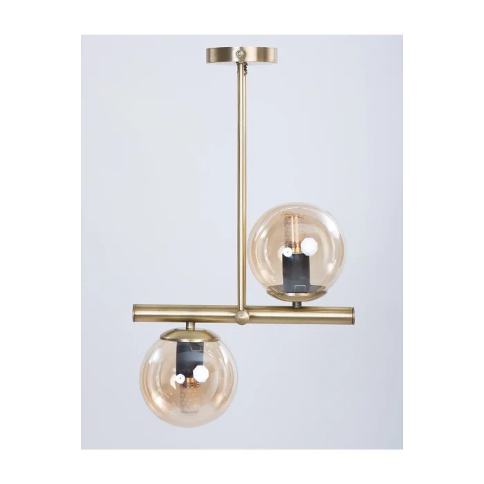 Libya Eskitme Kaplama Bal Camlı Salon Avize