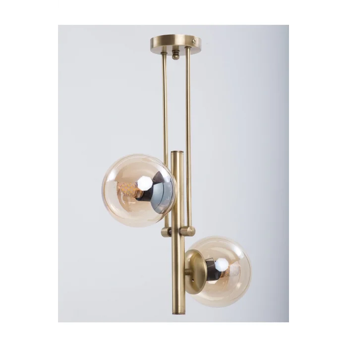 Libya Eskitme Kaplama Bal Camlı Salon Avize