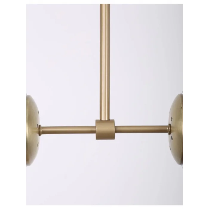 Libya 2li Eskitme Füme Camlı Avize