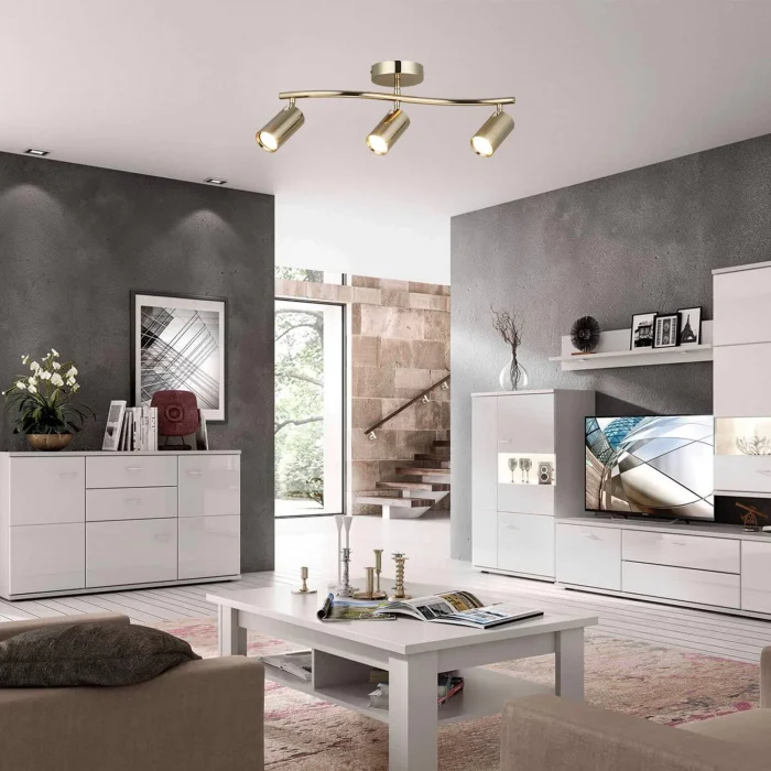 Lıpale 3lü Altın Plafonyer