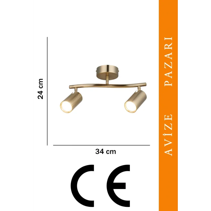 Spotte 2li Antık Lak Plafonyer