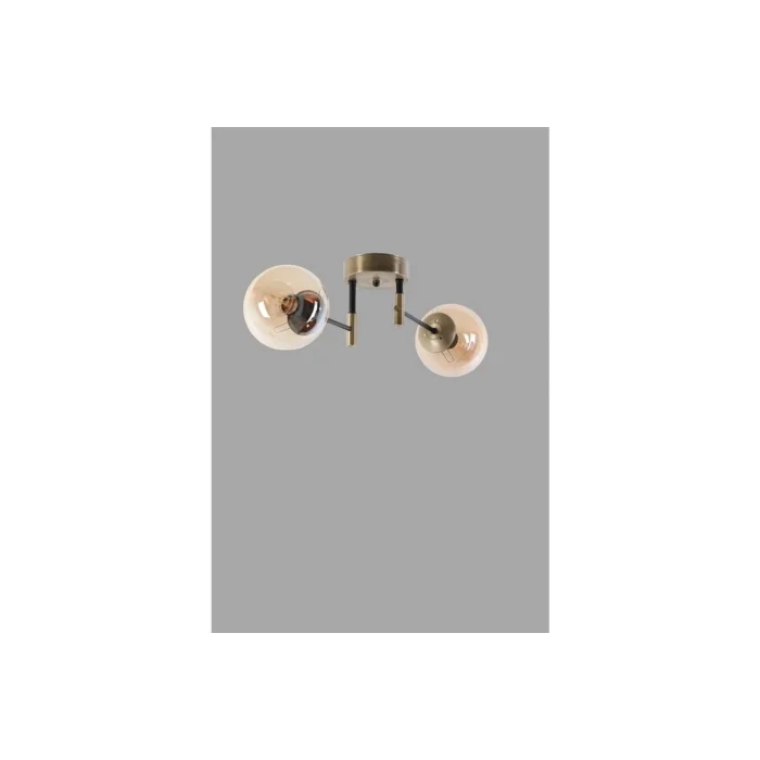 Lumexx Dolunay İkili Eskitme Bal Camlı Avize