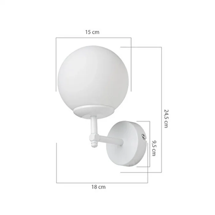 Mano Aydınlatma Dolphin Aplik Beyaz