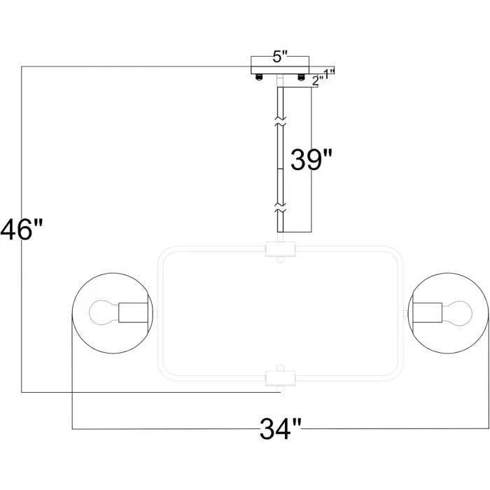 Tiffany Altın 4lü Sarkıt Avize