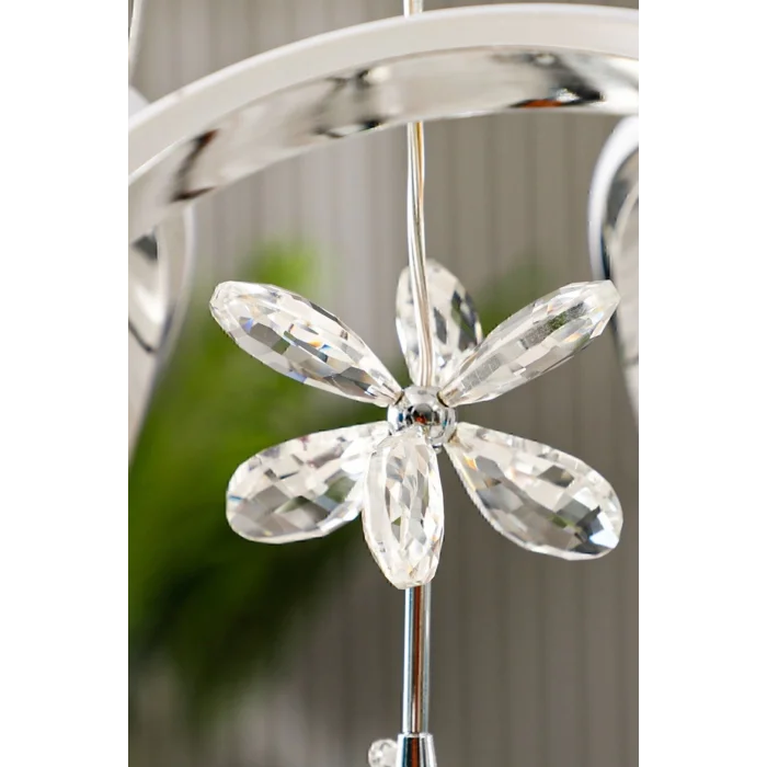 Nilüfer Tek Toplu Üç Renkli Korm Luxury Sarkıt Avize