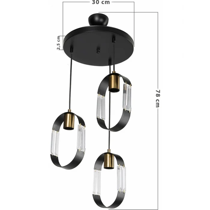 Nova 3Lü Avize Çember