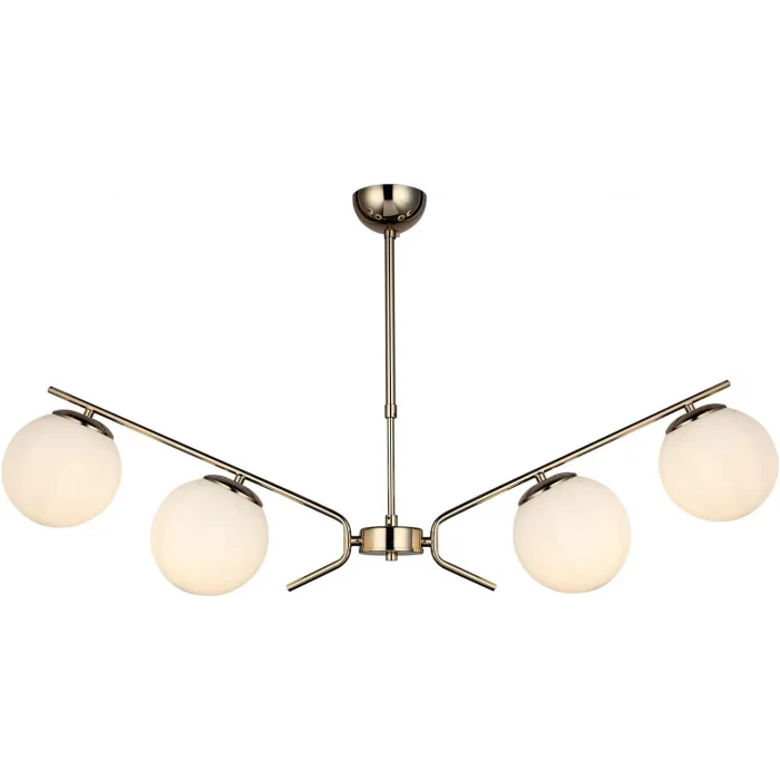 Petos 4lü Altın Sıralı Avize