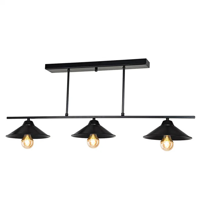 Maksim Siyah Üçlü Sarkıt Avize