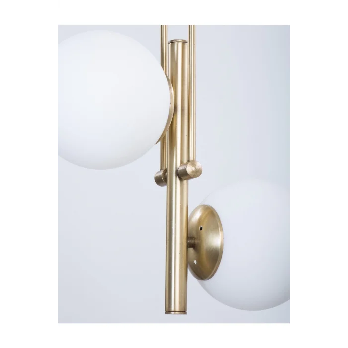 Pisces Eskitme Kaplama Beyaz Camlı Avize