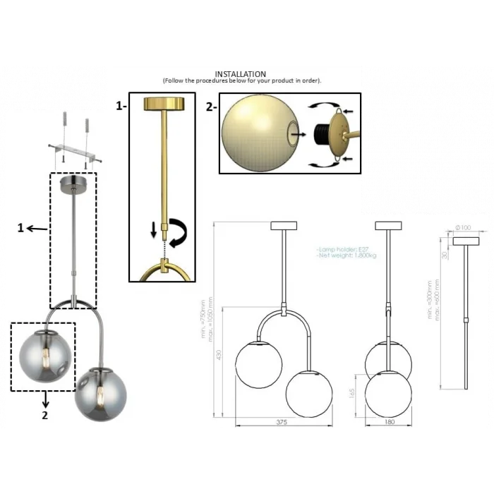 Portual 2li Krom Avize