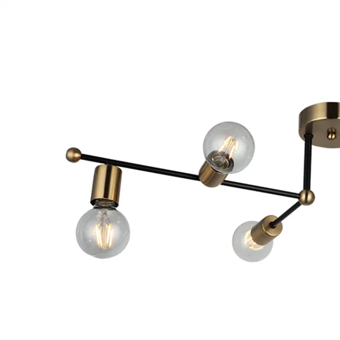 Rena Eskitme Siyah Plafonyer Altılı