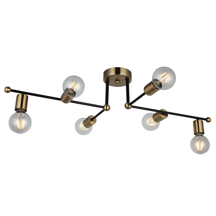 Rena Eskitme Siyah Plafonyer Altılı