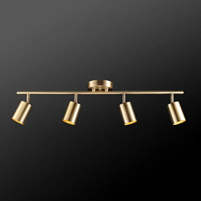 Rings Metal Modern 4 Lü Eskitme Kaplama Led Spot Avize Beyaz Ampullü