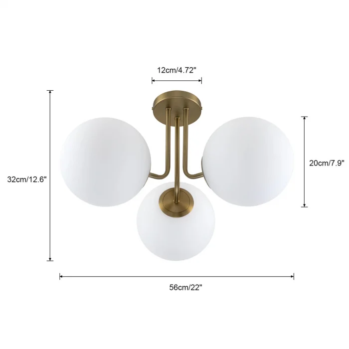 Rsylight 3lü Modern Eskitme Kaplama Plafonyer