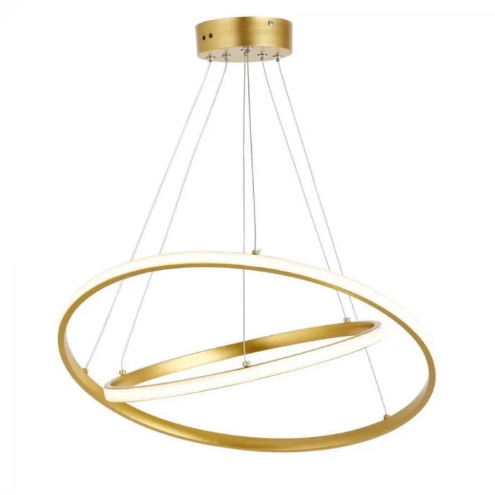 30-40 Eskitme Led Avize Gold