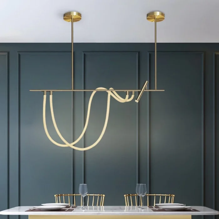 Sıralı Spotlu Hortum Avize Eskitme